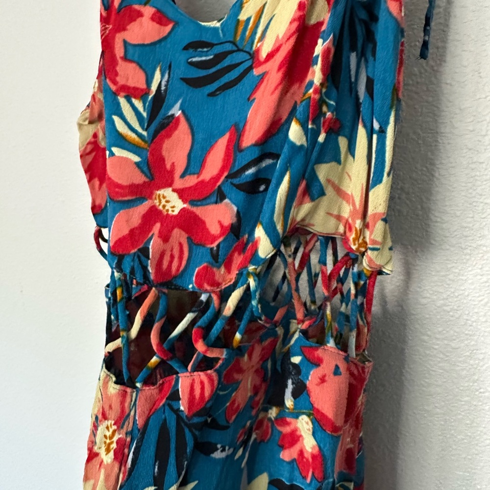 Floral Cutout Dress